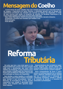 INFORMATIVO DO DEPUTADO RODRIGO COELHO