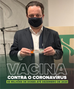 RODRIGO COELHO CONHECE NOVA VACINA CONTRA O CORONAVÍRUS